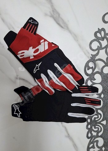 Kırmızı siyah s beden erkek motosiklet eldiveni - Görsel 4