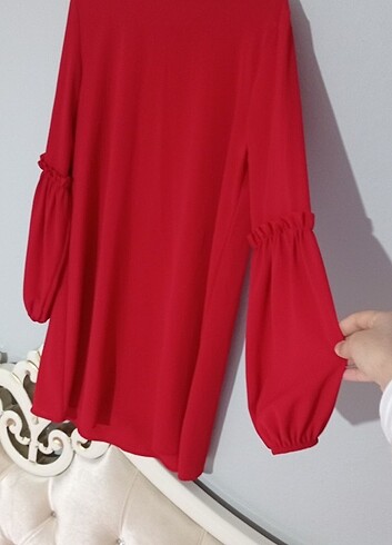 Kol detaylı tunik