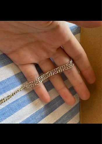 Parlak Siyah Minimalist Erkek gümüş Kolye