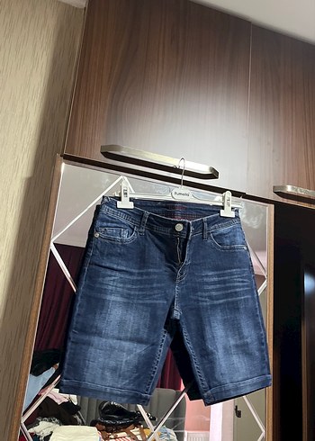 Diğer Koyu Mavi Denim Sort