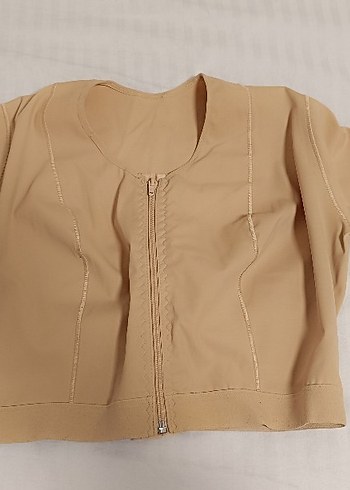 Bej Fermuarlı Liposuction Korse 230 - Görsel 3