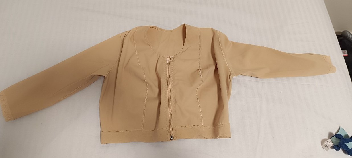 Bej Fermuarlı Liposuction Korse 230 - Görsel 3