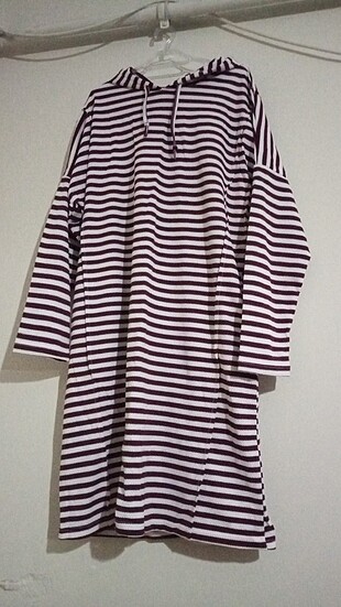 Bordo beyaz sweatshirt