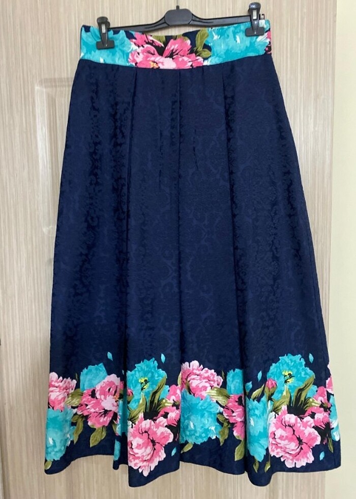 Lacivert etek  - Görsel 3