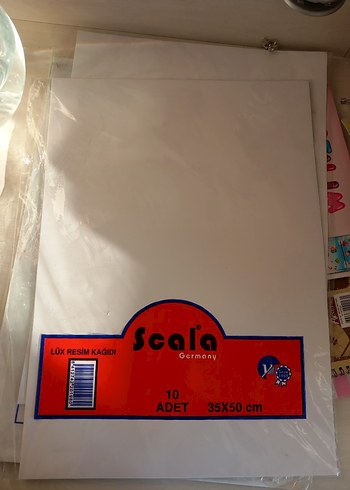 Scala Almanya Lüks Resim Kağıdı 35x50 cm 10 Adet - Görsel 2