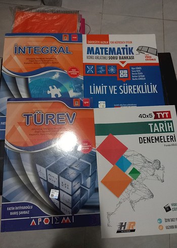 AYTMatematik ve Tarih Deneme Kitapları - Görsel 2