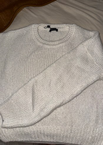 Krem EkruÖrgü Kadın Kazak - Görsel 2