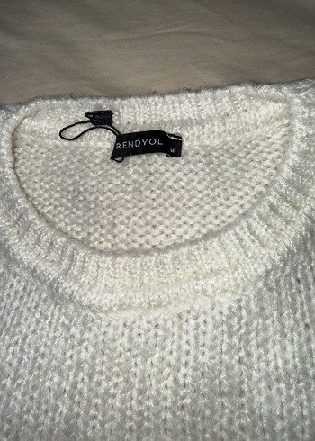 Krem EkruÖrgü Kadın Kazak - Görsel 3