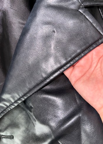 Zara Zara Siyah Deri Ceket