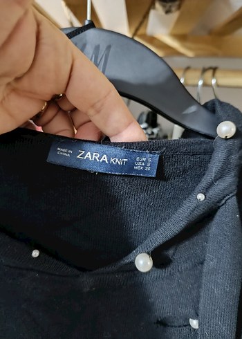 Düğmeli Kapüşonlu Siyah Kadın Triko Kazak - Görsel 7