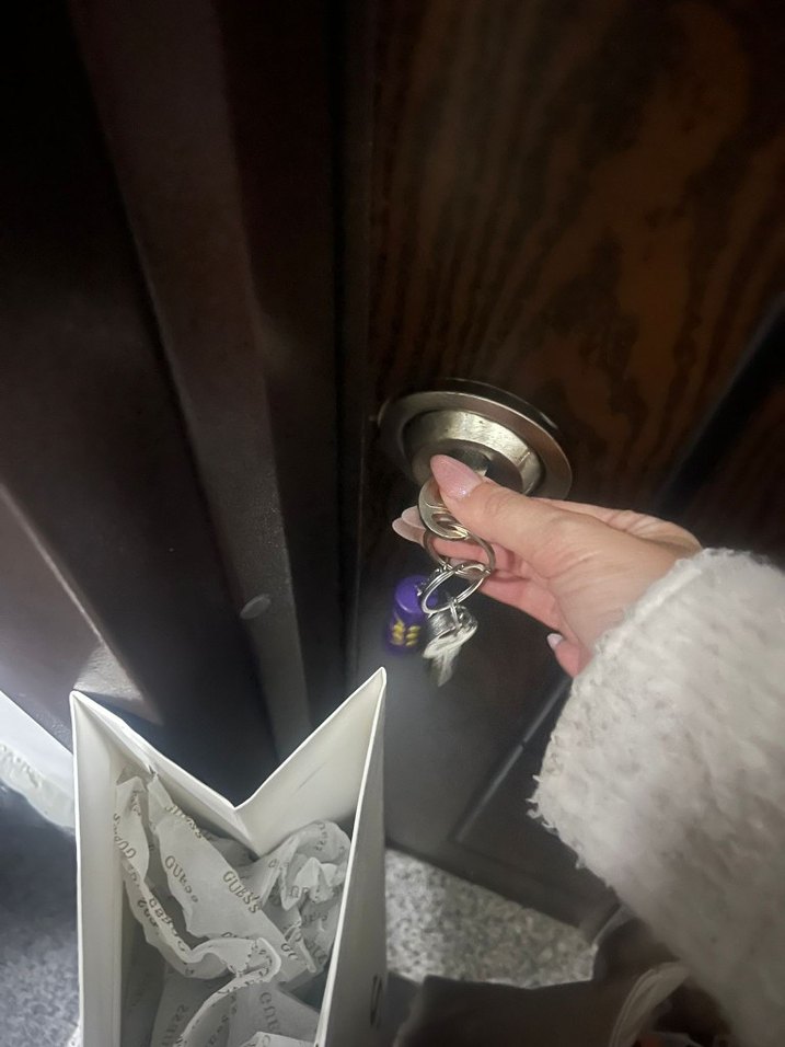 Gri Baskılı Uzun Kollu Salaş Tişört - Görsel 5