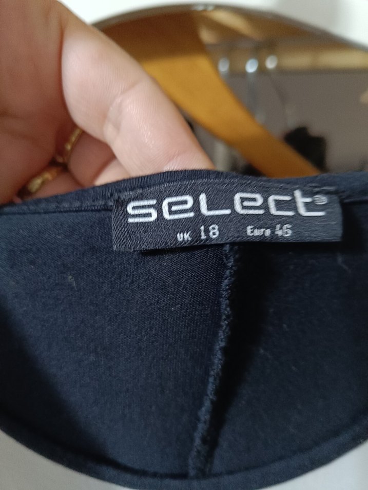 Gri Baskılı Uzun Kollu Salaş Tişört - Görsel 3