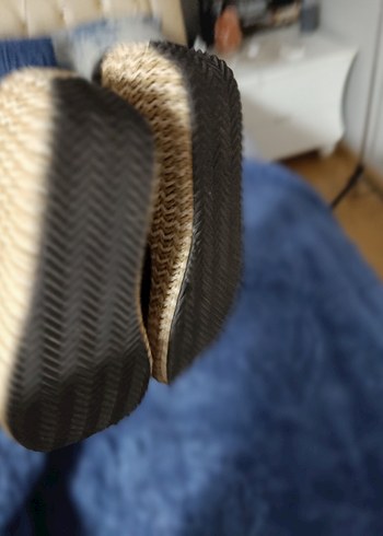 Bohem Tarzı Çok Renkli Dolgu Topuk Terlik - Görsel 6