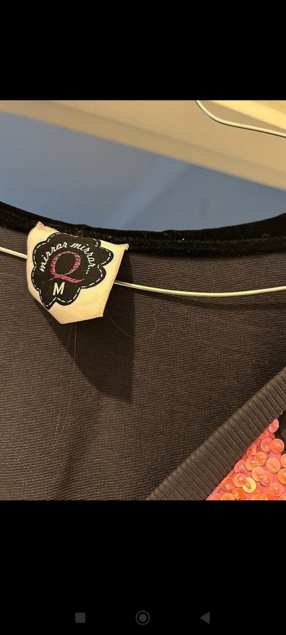 Uzun Kollu V Yaka Gri Gotik sweatshirt - Görsel 5