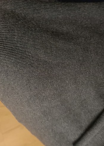 Gri erkek Boğazlı İnce Triko Kazak - Görsel 4