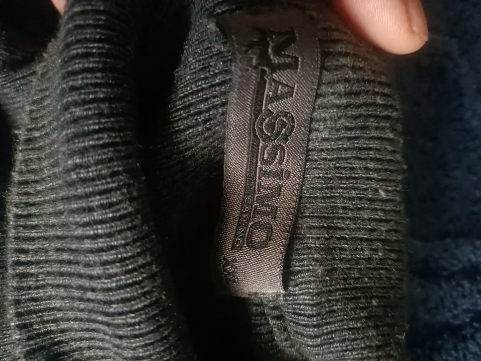 Gri erkek Boğazlı İnce Triko Kazak - Görsel 3