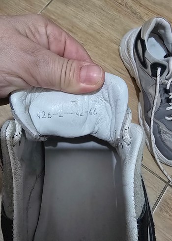 Gri Bağcıklı erkek Spor Ayakkabı - Görsel 5