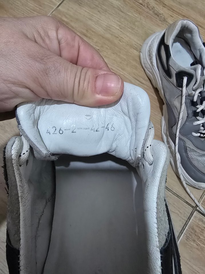 Gri Bağcıklı erkek Spor Ayakkabı - Görsel 5