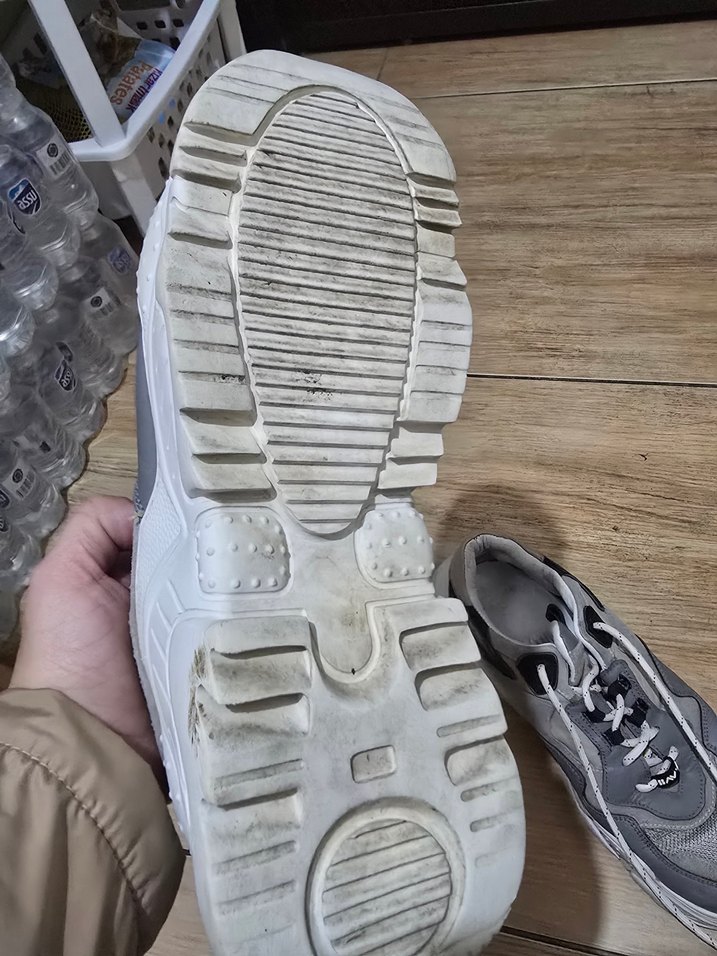 Gri Bağcıklı erkek Spor Ayakkabı - Görsel 4