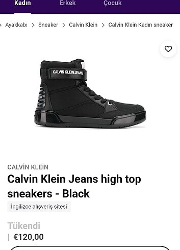 Calvin Klein Calvin Klein ayakkabı 36.5 numara