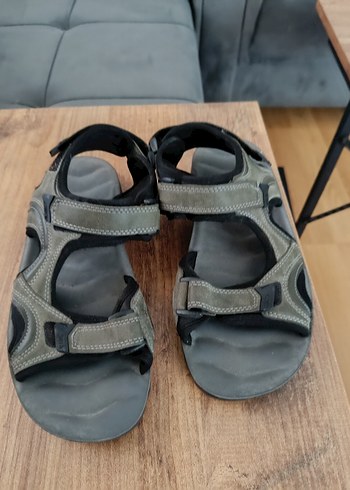 Gri Erkek Bohem Tarzı Sandalet