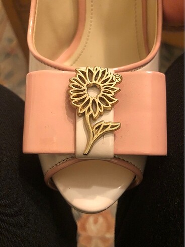 VERSACE 16:69 PLATFORM TOPUK KREM TOZ PEMBE 39 NO - Görsel 7