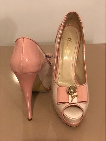 VERSACE 16:69 PLATFORM TOPUK KREM TOZ PEMBE 39 NO - Görsel 12