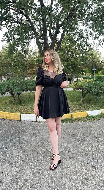 Zara Siyah elbise
