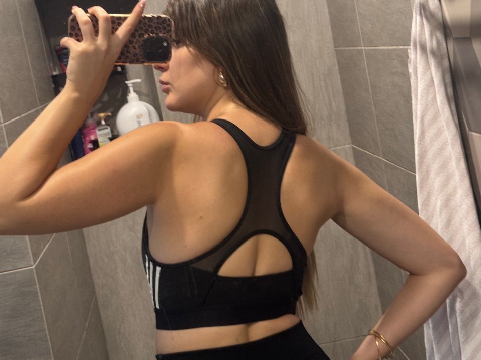 Adidas Siyah Spor Bralet - Görsel 4