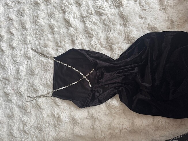 H&M H&M siyah taş detaylı elbise