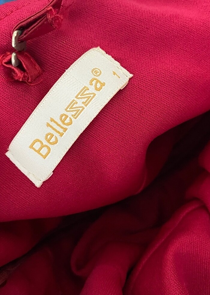 Kırmızı payetli elbise - Görsel 5