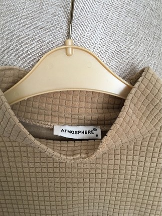 m Beden Beli Lastikli Sweatshirt