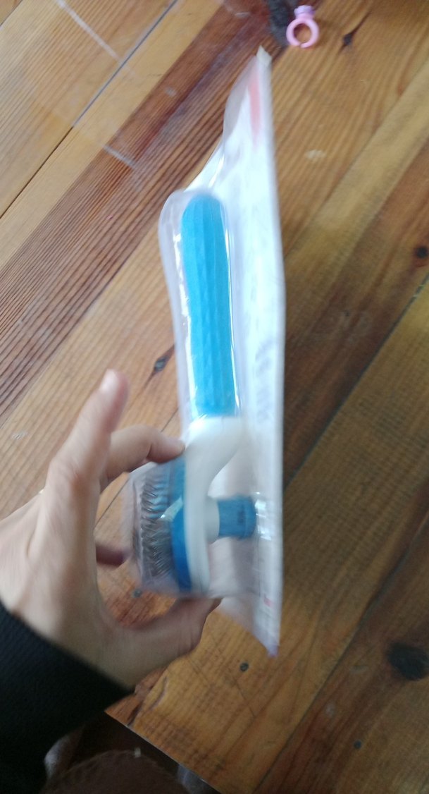 basmalı Mavi Kedi ve Köpek Tüy Tarağı - Görsel 2