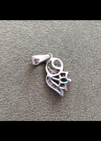 Sterling silver 925 ayar gümüş Yeşil Taşlı Kadın set