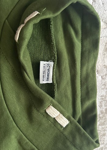 Erkek Çocuk Yeşil Uzun Kollu Sweatshirt - Görsel 2