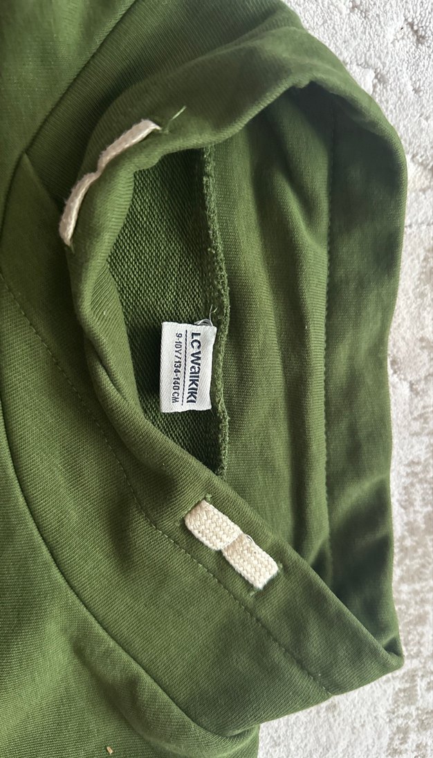 Erkek Çocuk Yeşil Uzun Kollu Sweatshirt - Görsel 2