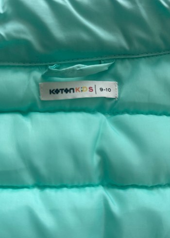 Koton Kids kız Çocuk Turkuaz Fermuarlı Yelek - Görsel 2
