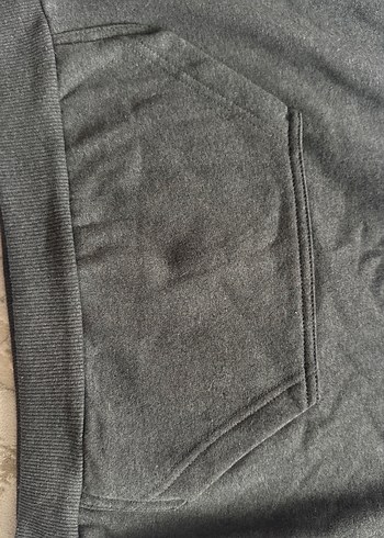 Gri Kapüşonlu Erkek Çocuk Sweatshirt - Görsel 2