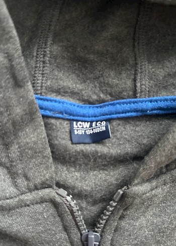 Gri Kapüşonlu Erkek Çocuk Sweatshirt - Görsel 3