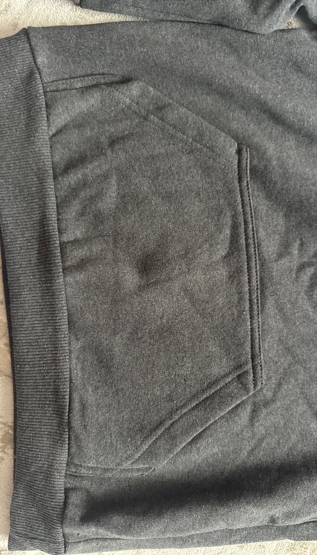 Gri Kapüşonlu Erkek Çocuk Sweatshirt - Görsel 2