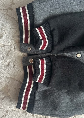 Koton Kids Çıtçıtlı Gri Erkek Çocuk Ceket - Görsel 3