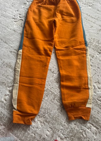 Turuncu Erkek Çocuk Fermuarlı Rahat Eşofman - Görsel 3