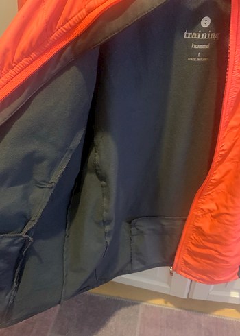 Hummel Turuncu gri Fermuarlı Uzun Kollu Kadın Ceket - Görsel 4