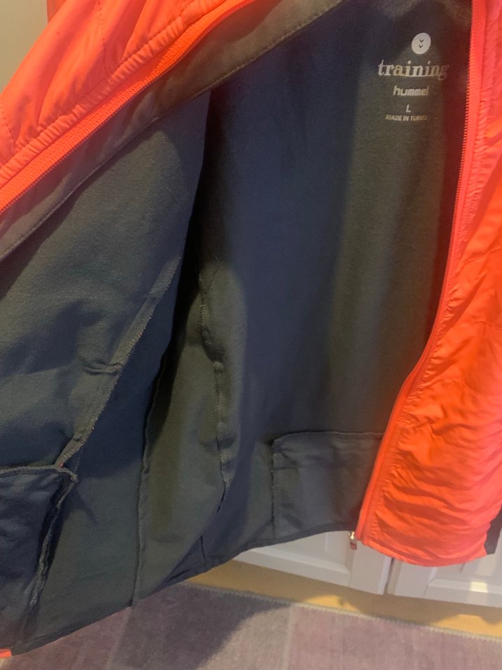 Hummel Turuncu gri Fermuarlı Uzun Kollu Kadın Ceket - Görsel 4