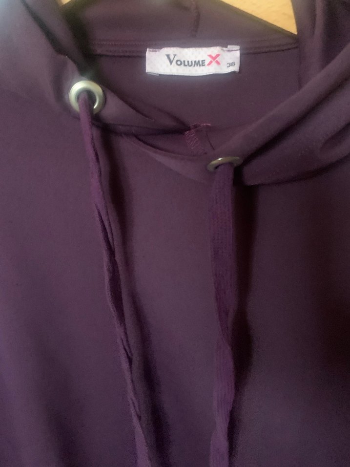 Mor Yüksek Yakalı Kadın Sweatshirt - Görsel 2