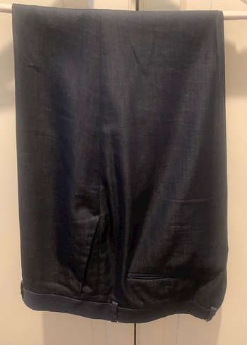 Zara Lacivert Erkek Ofis Pantolonu - Görsel 4