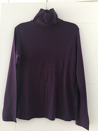Lc Waikiki mor hafif boğazlı sweatshirt