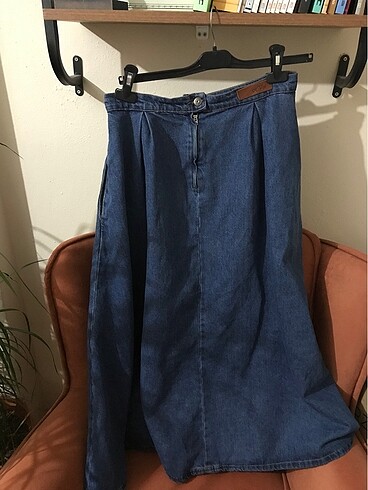 Kot etek demim jeans