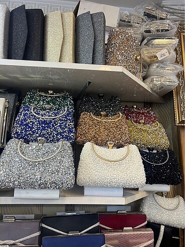 Beden siyah Renk Siyah renk taşlı abiye çanta