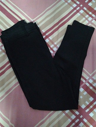 38 Beden siyah Renk Yüksekbel Pantolon, Kemer 